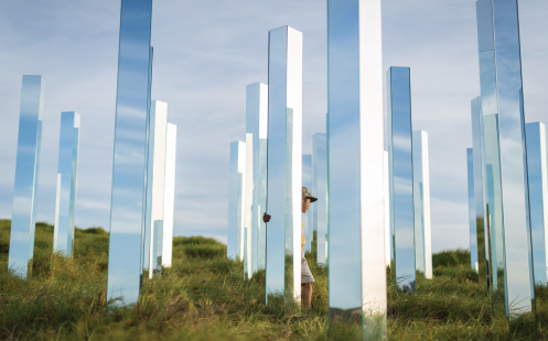 One of Angus Muir's lighting installations at Vivid.