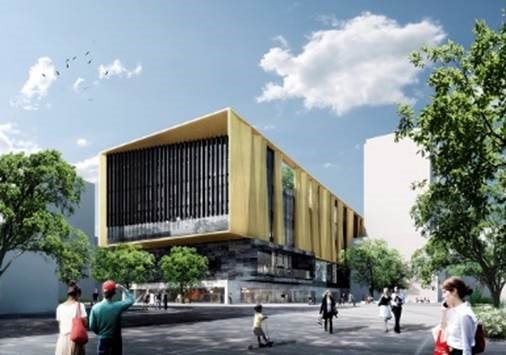 An artist's impression of the new Knowledge Centre.