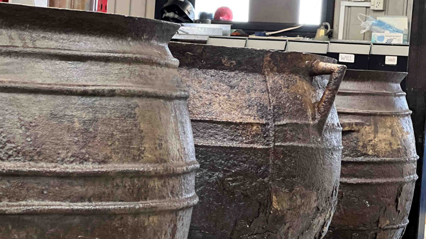 Restoration complete on Akaroa’s whaling pots